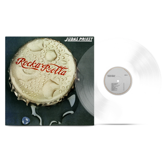 Judas Priest "Rocka Rolla 50th Anniversary" Glass Clear Vinyl