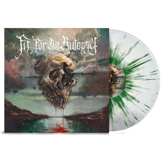 Fit For An Autopsy "Sea of Tragic Beasts" Limited Edition White & Green Splatter Colored Vinyl (Pre-Order 6/20/25)