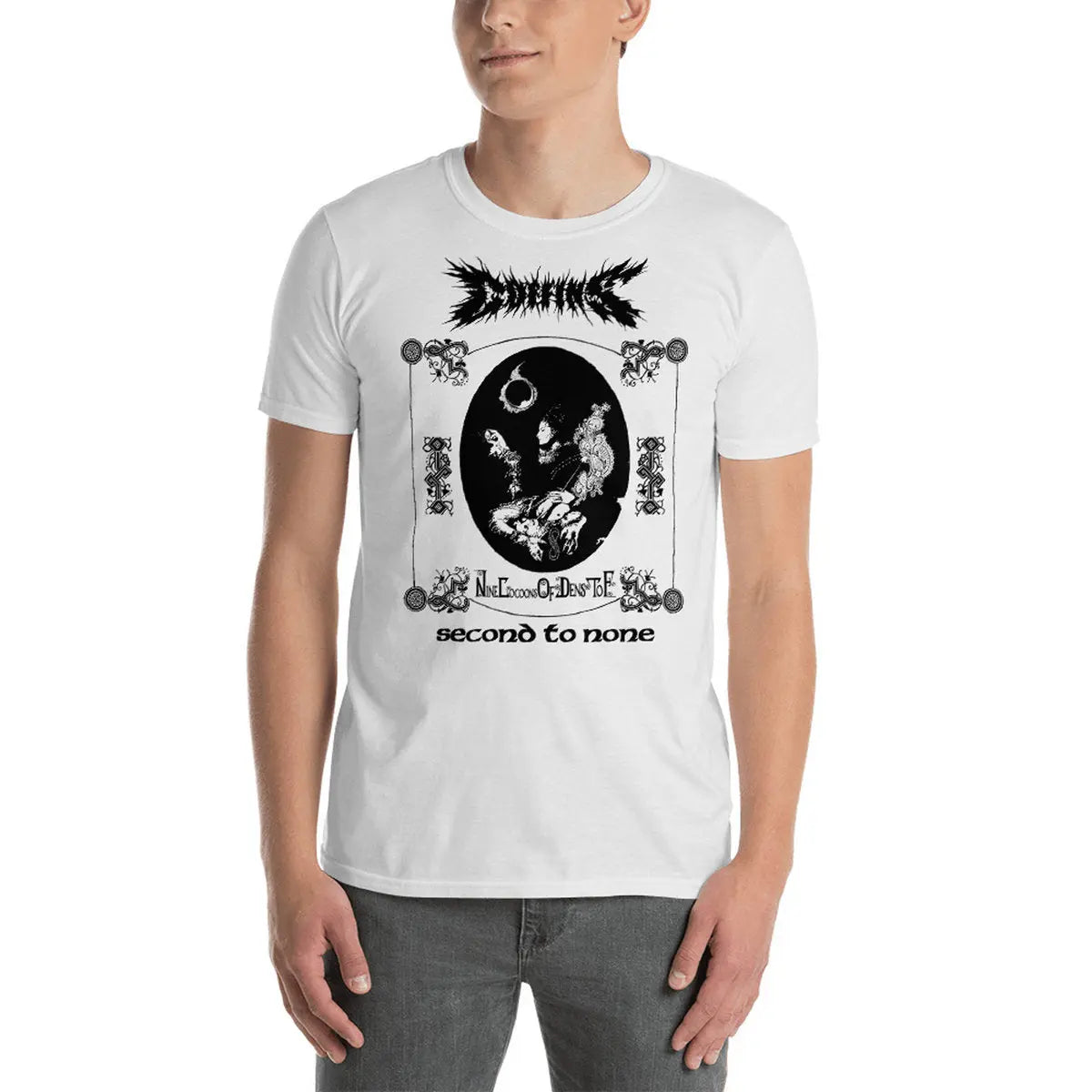 COFFINS / SECOND TO NONE - Nine Cocoons Of Dens To F T-Shirt Horror Pain Gore Death Productions Shop