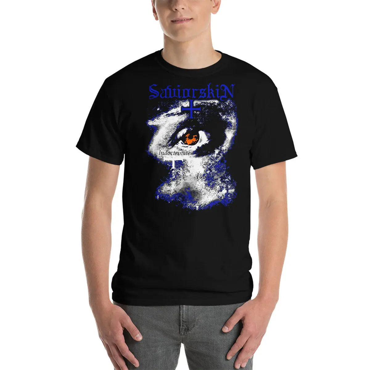 SAVIORSKIN - Indoctrinate T-Shirt Horror Pain Gore Death Productions Shop