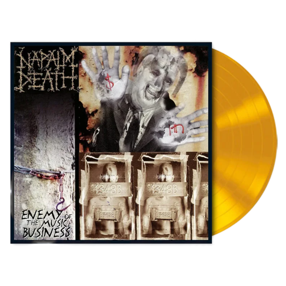 Napalm Death "Enemy Of The Music Business" Yellow Vinyl