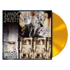 Napalm Death "Enemy Of The Music Business" Yellow Vinyl