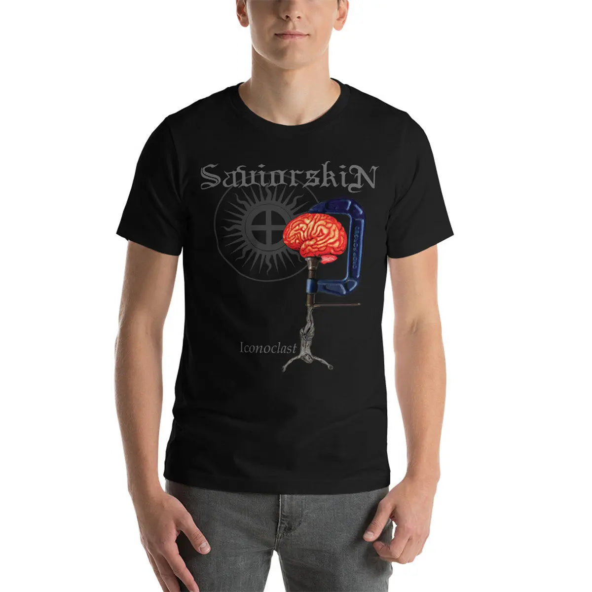 SAVIORSKIN - Iconoclast T-Shirt Horror Pain Gore Death Productions Shop