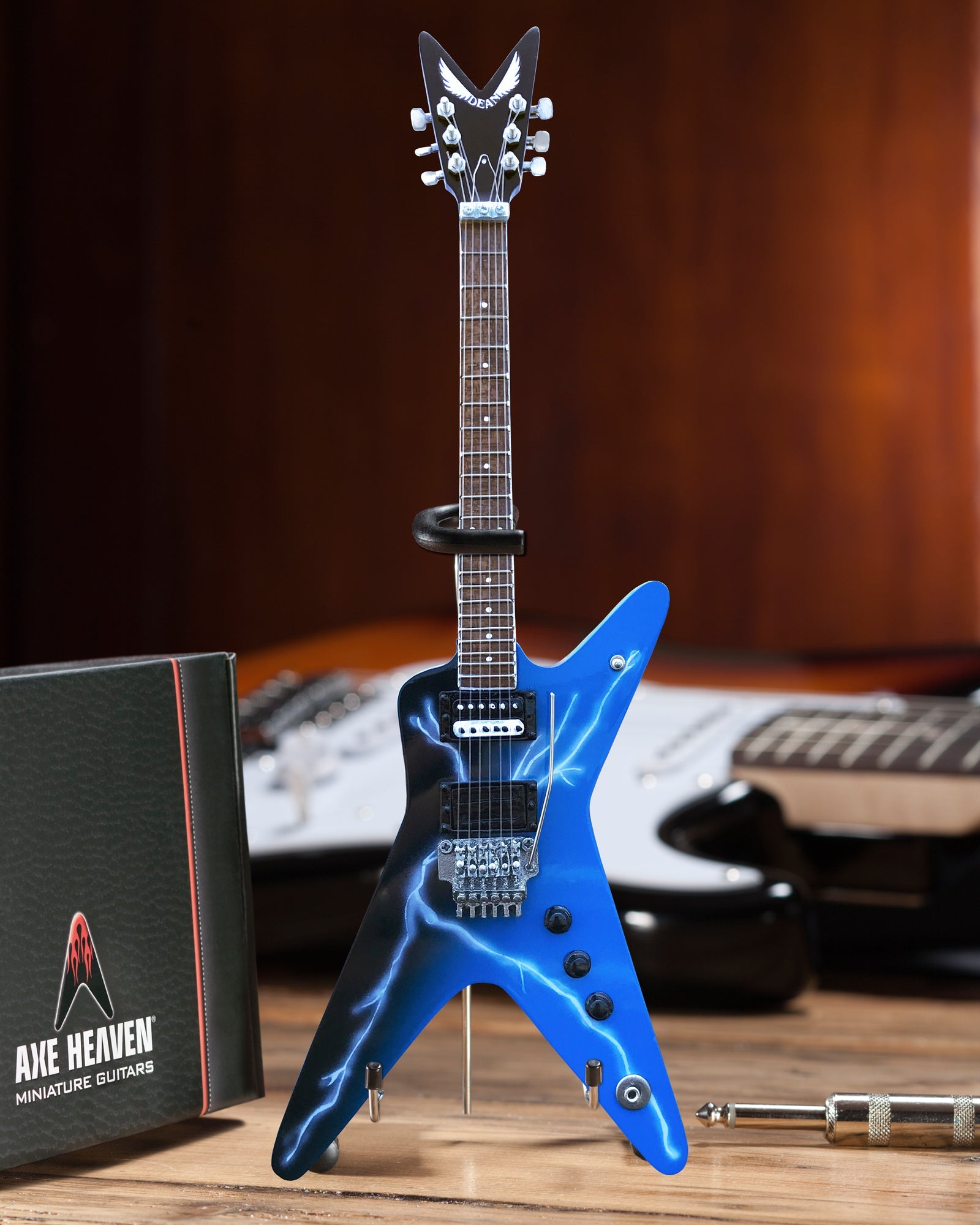 Pantera "Dean Dimebag Darrell - From Hell Lightning Bolt" Licensed Mini Guitar