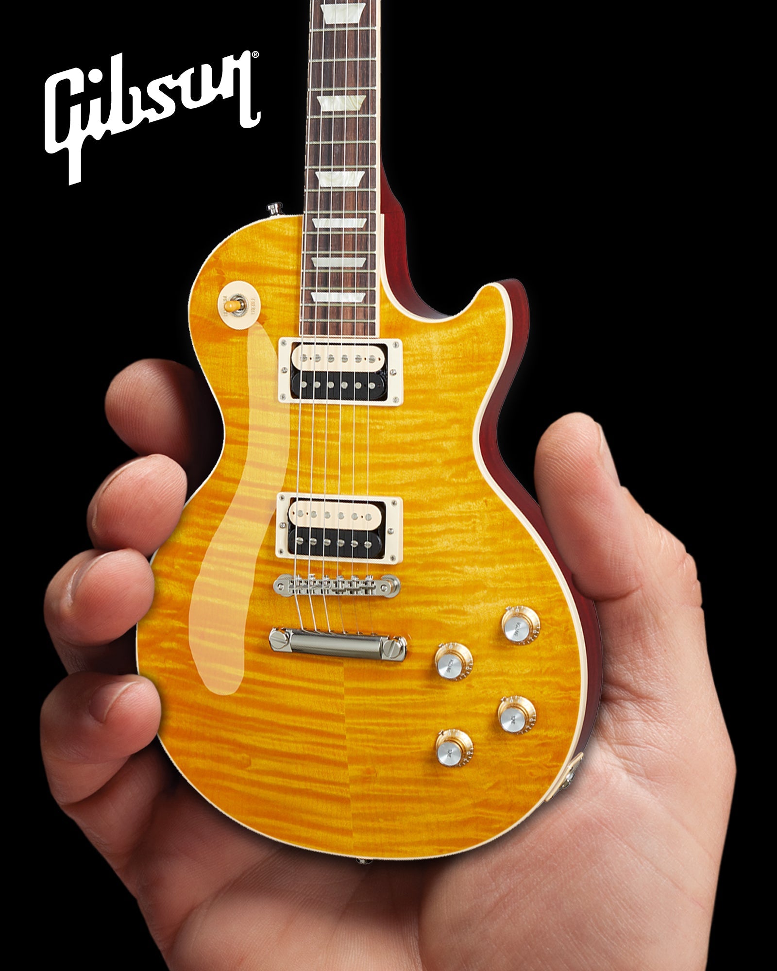 Guns N' Roses "Slash - Gibson Les Paul Standard Appetite Burst" Licensed Mini Guitar