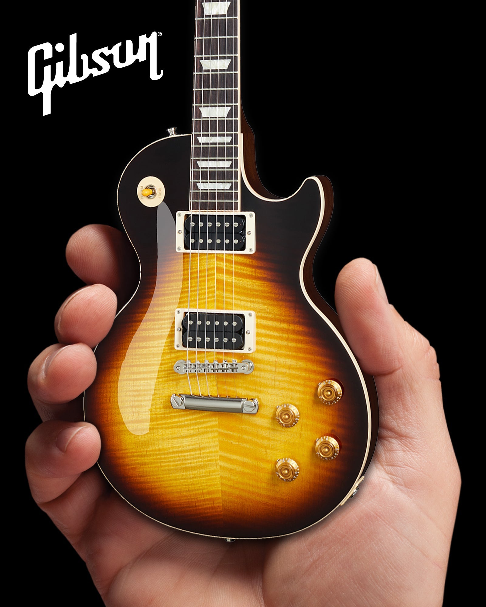 Guns N' Roses "Slash - Gibson Les Paul Standard November Burst" Licensed Mini Guitar