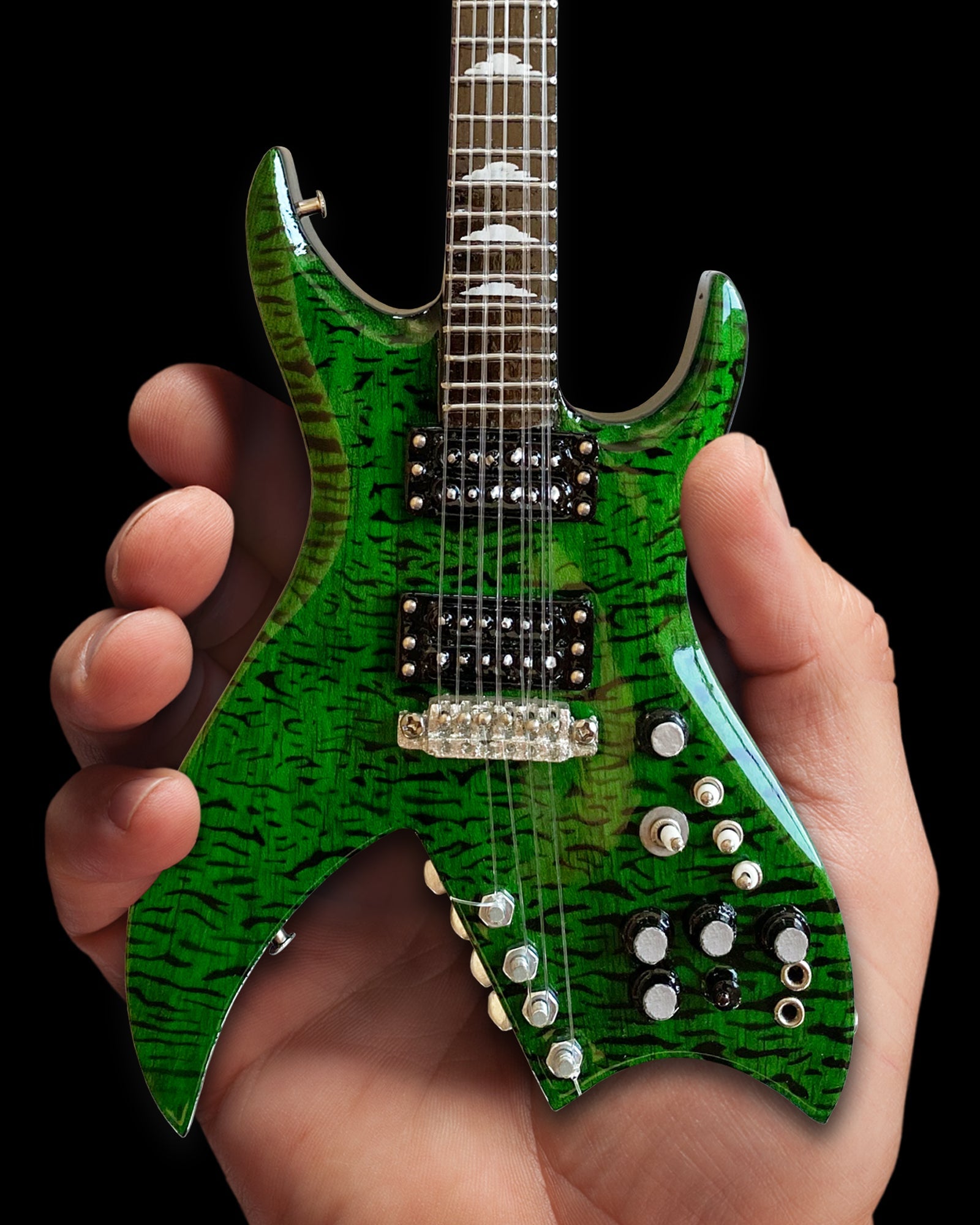 B.C. Rich® "Official Bich Green" Licensed Mini Guitar