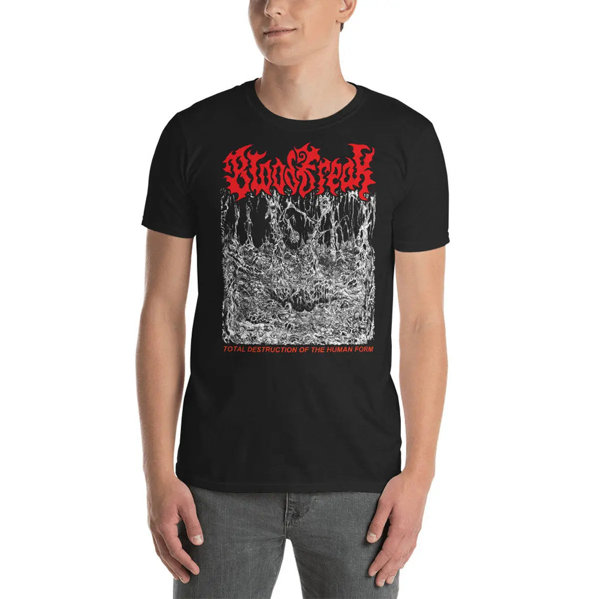 BLOOD FREAK - Total Destruction Of The Human Form T-Shirt Horror Pain Gore Death Productions Shop