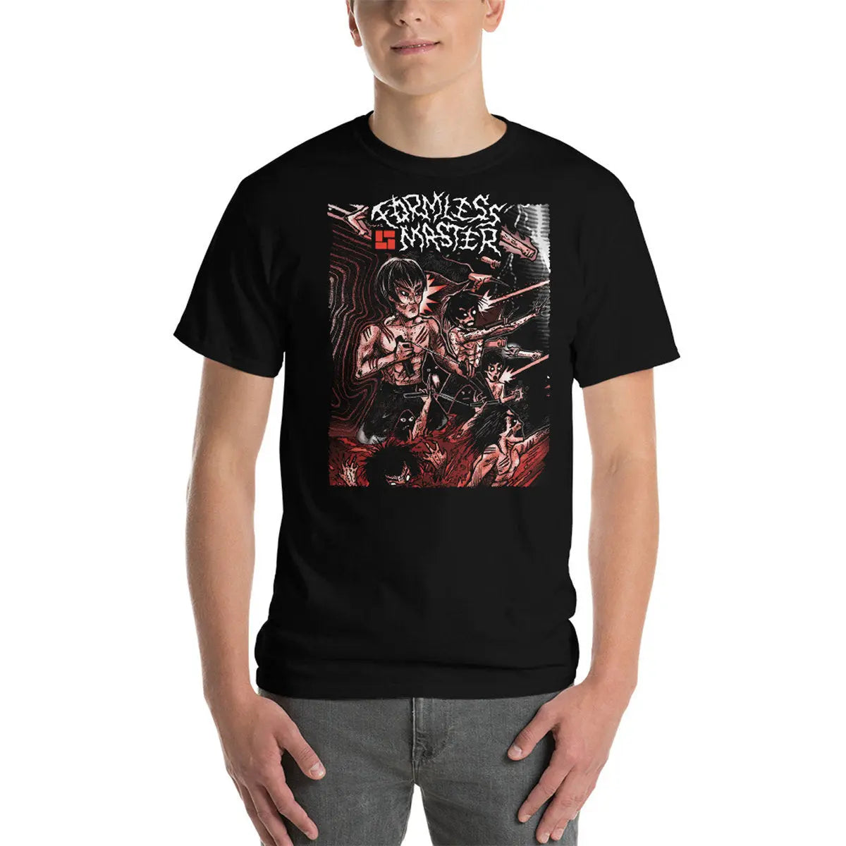 FORMLESS MASTER - The Clones Of Bruce Lee T-Shirt Horror Pain Gore Death Productions Shop