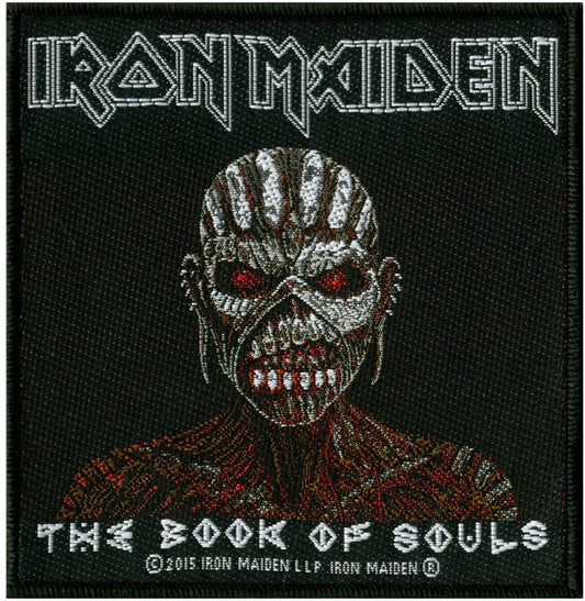 Iron Maiden The Book Of Souls Patch Album Art Woven Sew On Applique Rock Movie Heroes