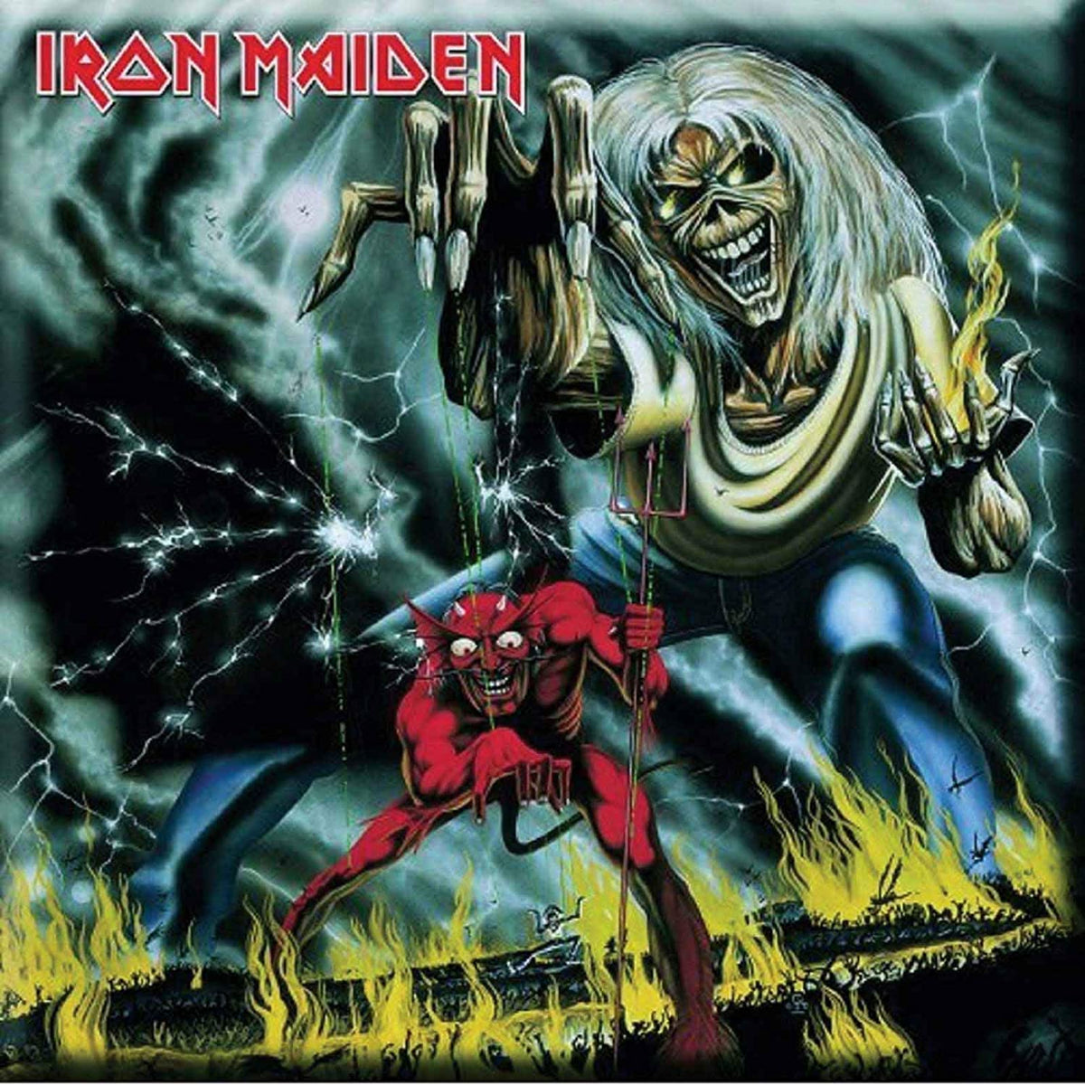 Iron Maiden Number of The Beast Fridge Magnet Rock Movie Heroes