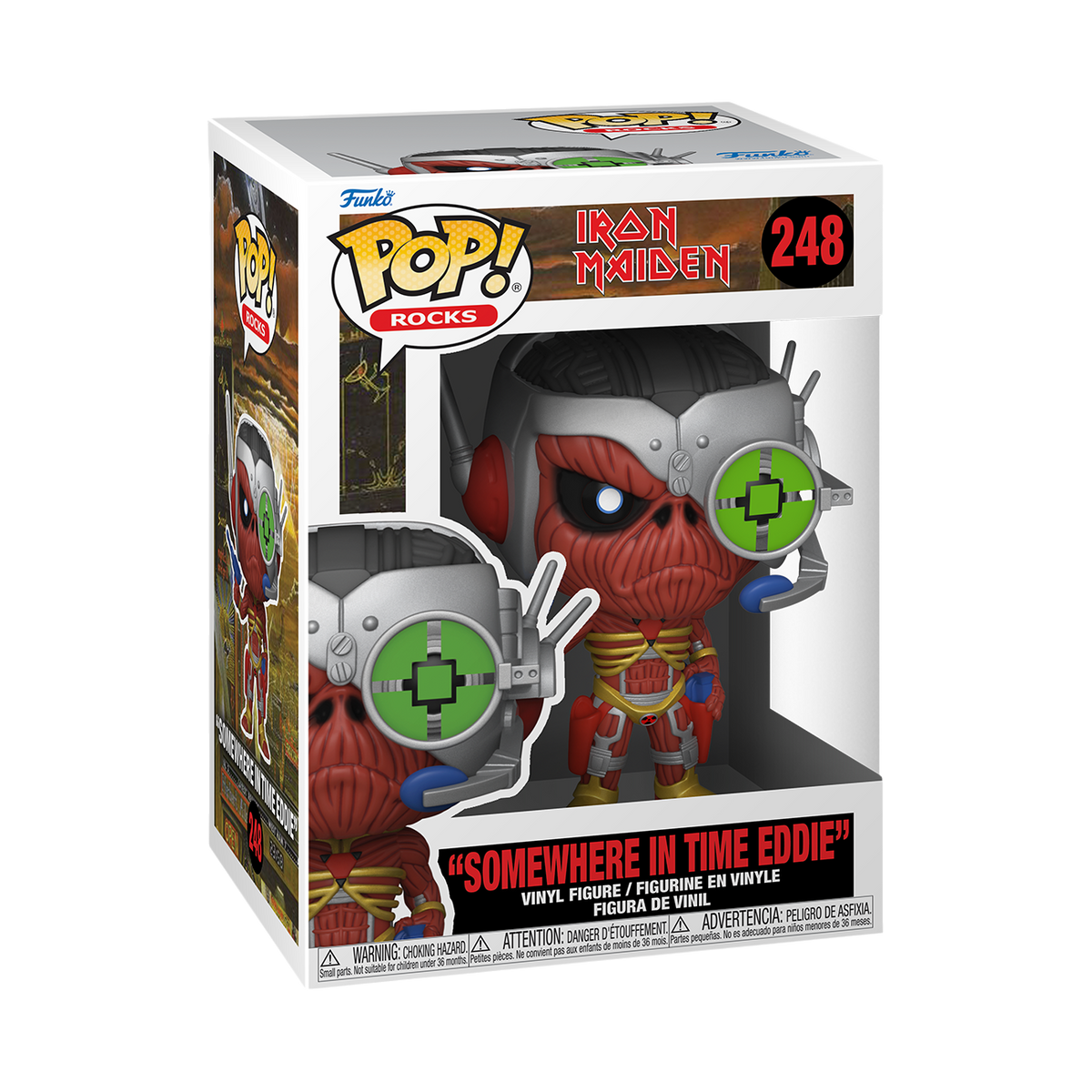 Funko Pop Rocks - Iron Maiden Eddie Somewhere in Time #248 Rock Movie Heroes