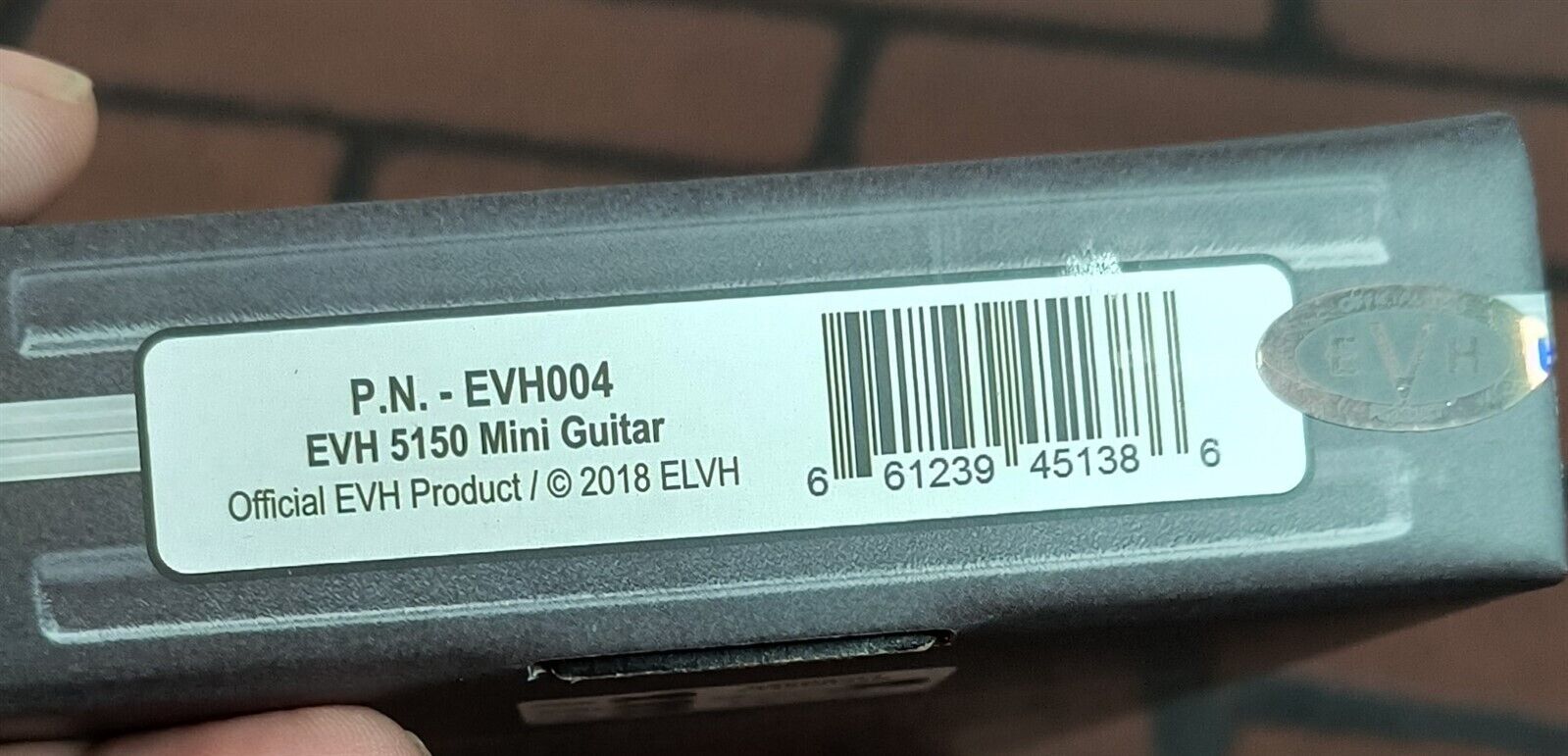 Van Halen "EVH - 5150" Black & Red Licensed  Mini Guitar