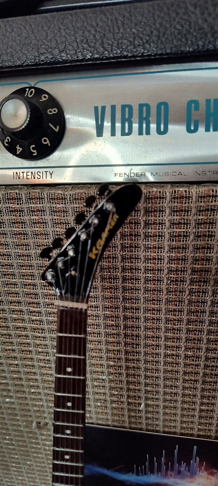 Mötley Crüe "Mick Mars - Girls, Girls, Girls" White Licensed Mini Guitar