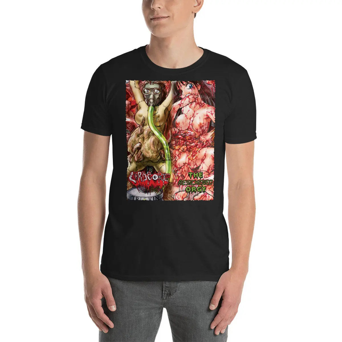 LORD GORE - The Resickened Orgy T-Shirt Horror Pain Gore Death Productions Shop
