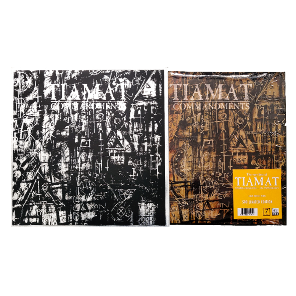 Tiamat "Commandments: An Anthology (Metal Box) & Commandments: An Anthology" (Gold LP Vinyl)