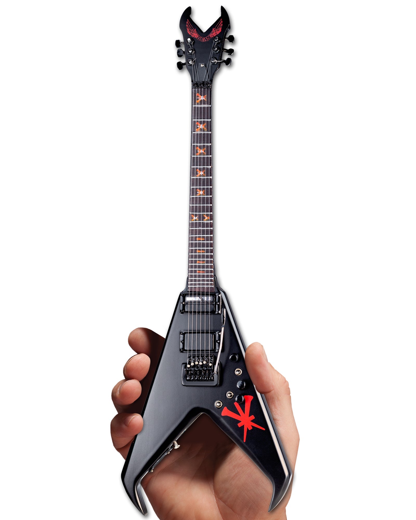 Slayer "Kerry King - Dean USA V" Licensed LTD. ED. Mini Guitar