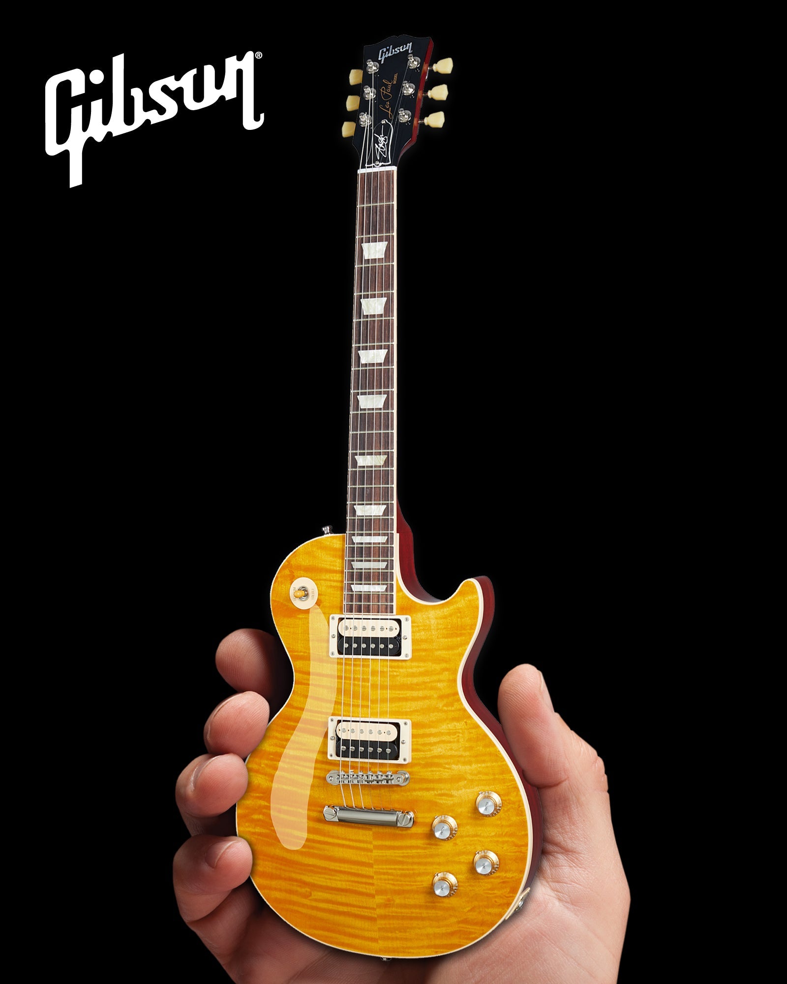 Guns N' Roses "Slash - Gibson Les Paul Standard Appetite Burst" Licensed Mini Guitar