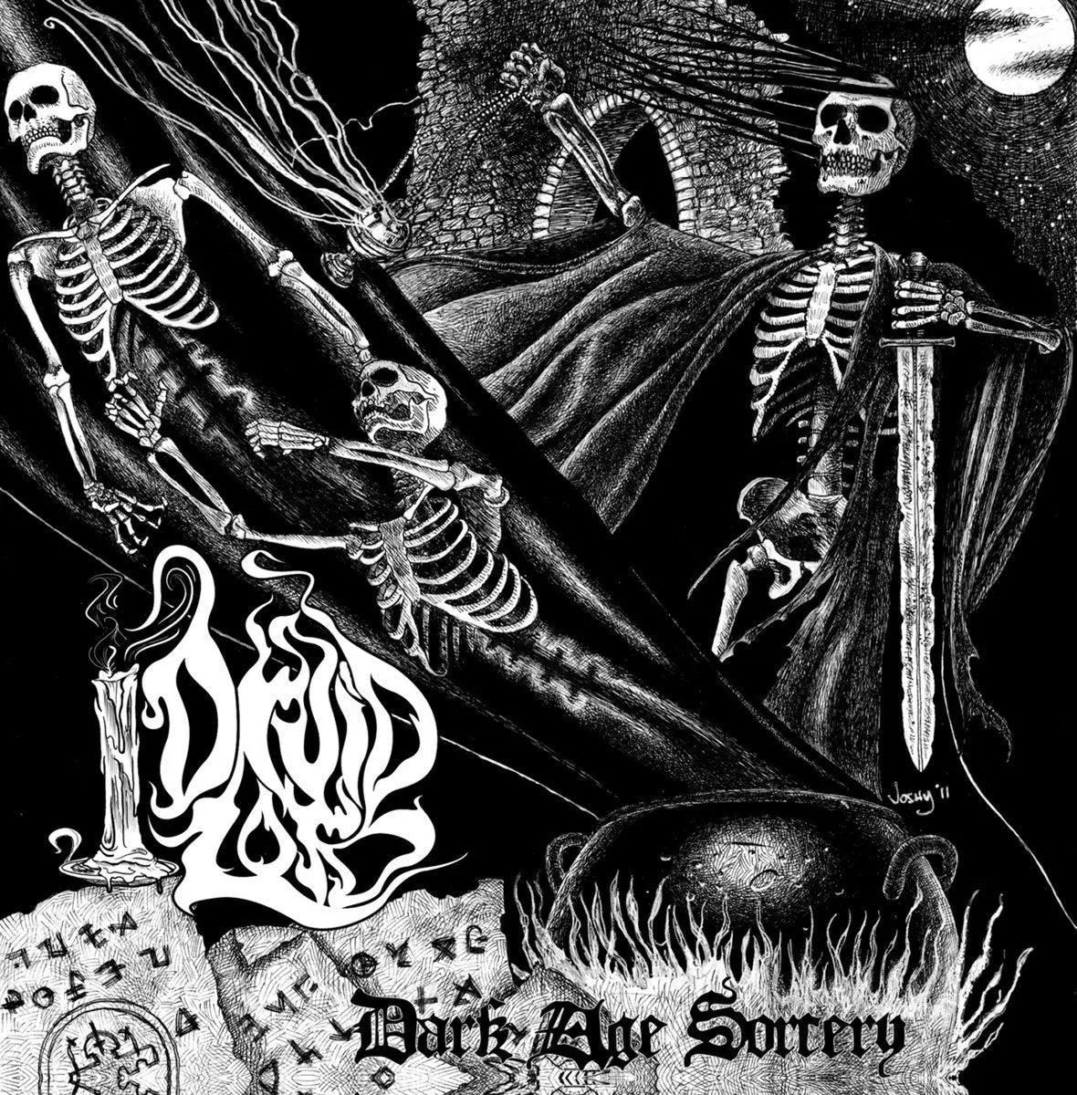 DRUID LORD / SKELETAL SPECTRE - Split 7-Inch Record Horror Pain Gore Death Productions Shop