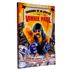 Vinnie Paul "Drumming Up An Appetite" Standard Hard Cover Book