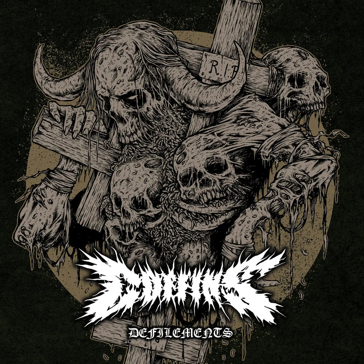 COFFINS - Defilements 2CD Horror Pain Gore Death Productions Shop