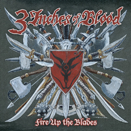 3 Inches Of Blood - Fire Up The Blades [Colored Vinyl] (Red) (Exp) (Can) Vinyl Record - Mainstay Entertainment