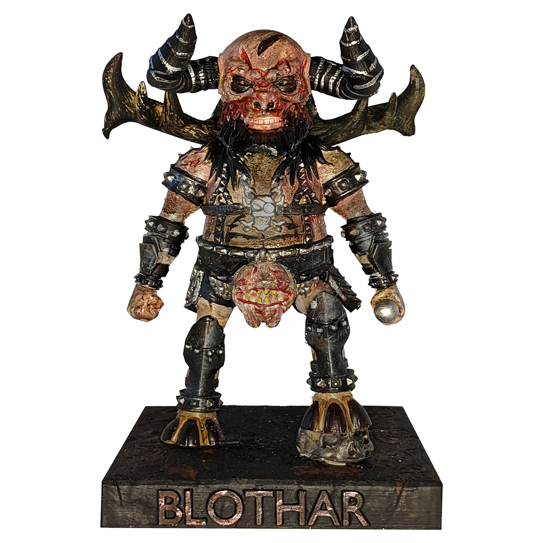 GWAR "The New Dark Ages" Limited Edition LP + Blothar Bobblehead Figure