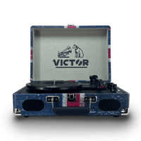 Victor Metro Plus Portable Dual Bluetooth Suitcase Turntable Jupiter Gear Home