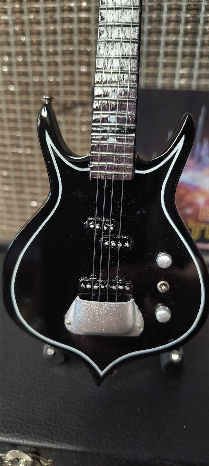 Kiss "Gene Simmons - Punisher Bass" Licensed Mini Guitar