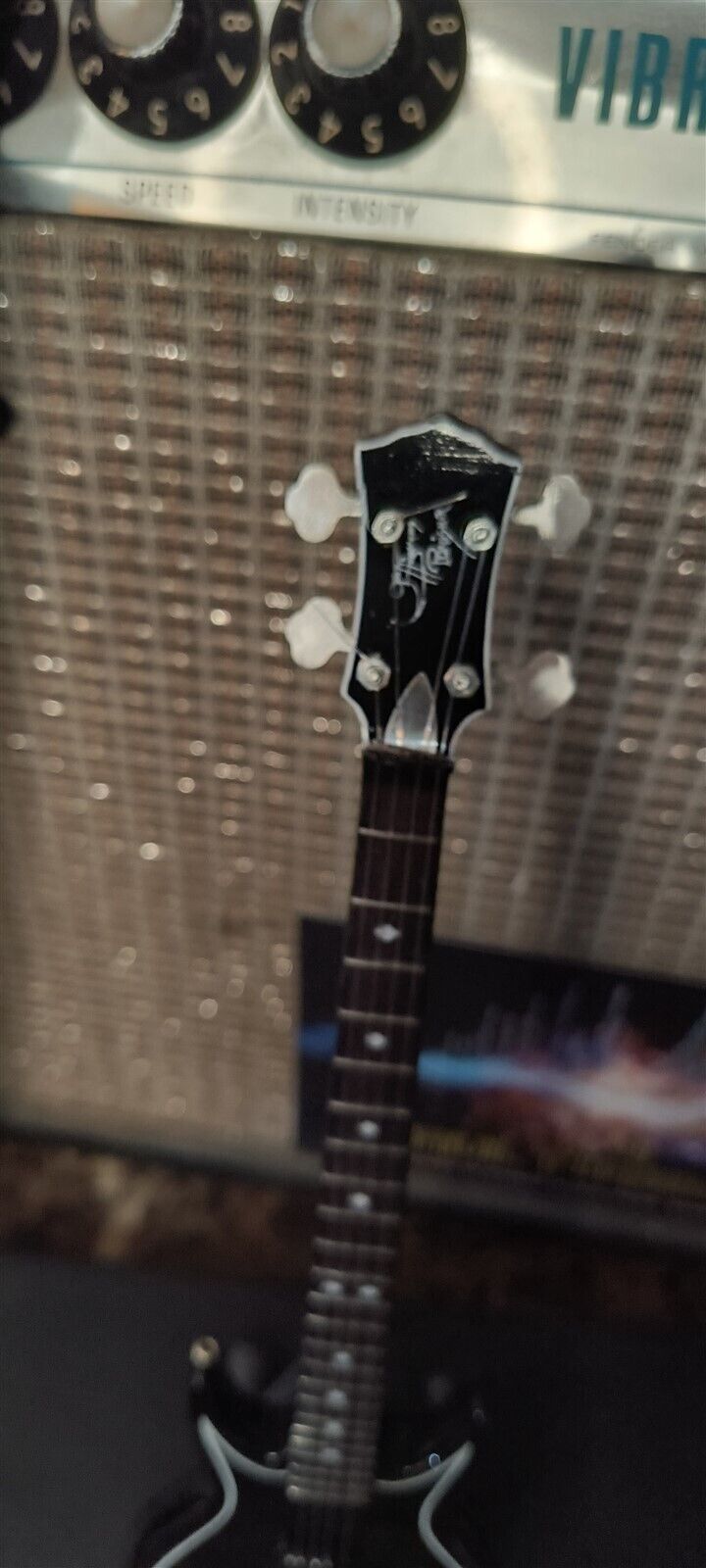 Kiss "Gene Simmons - Punisher Bass" Licensed Mini Guitar