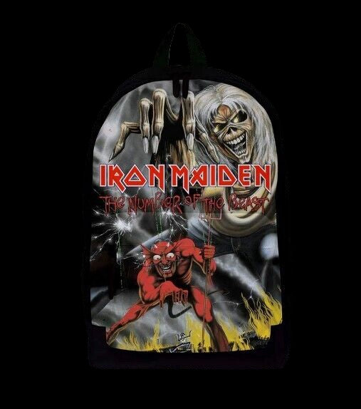 Iron Maiden "Number of the Beast" Rocksax Classic Backpack
