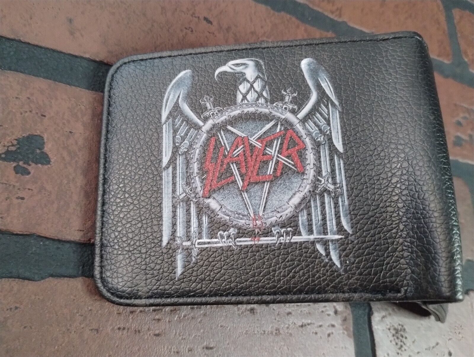 Slayer "Silver Eagle" Licensed Bi-Fold Wallet