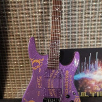 Metallica "Kirk Hammett - Purple Ouija Board" Licensed Mini Guitar