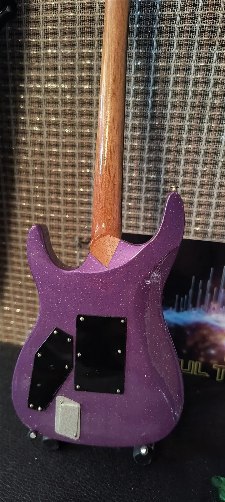 Metallica "Kirk Hammett - Purple Ouija Board" Licensed Mini Guitar