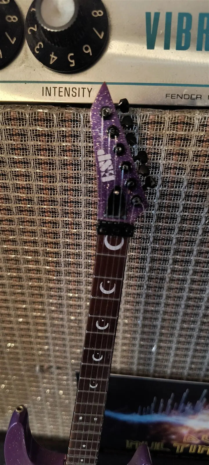 Metallica "Kirk Hammett - Purple Ouija Board" Licensed Mini Guitar