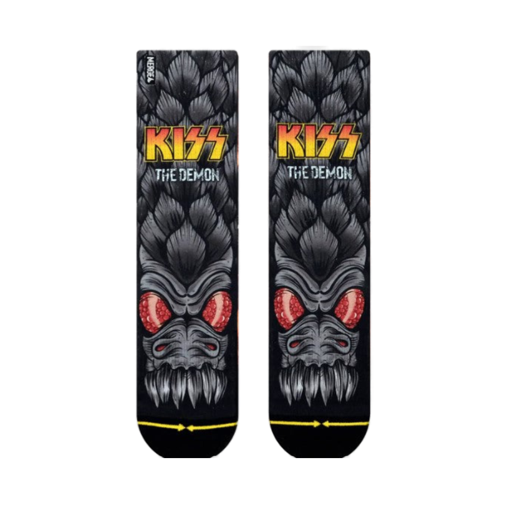 Kiss "Merge4 Demon Boot" Crew Socks