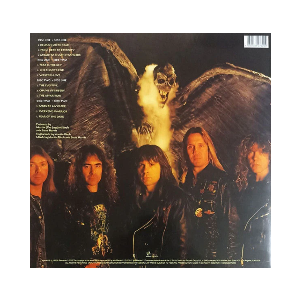 Iron Maiden ‎"Fear Of The Dark" 180g 2xLP Vinyl (Reissue)