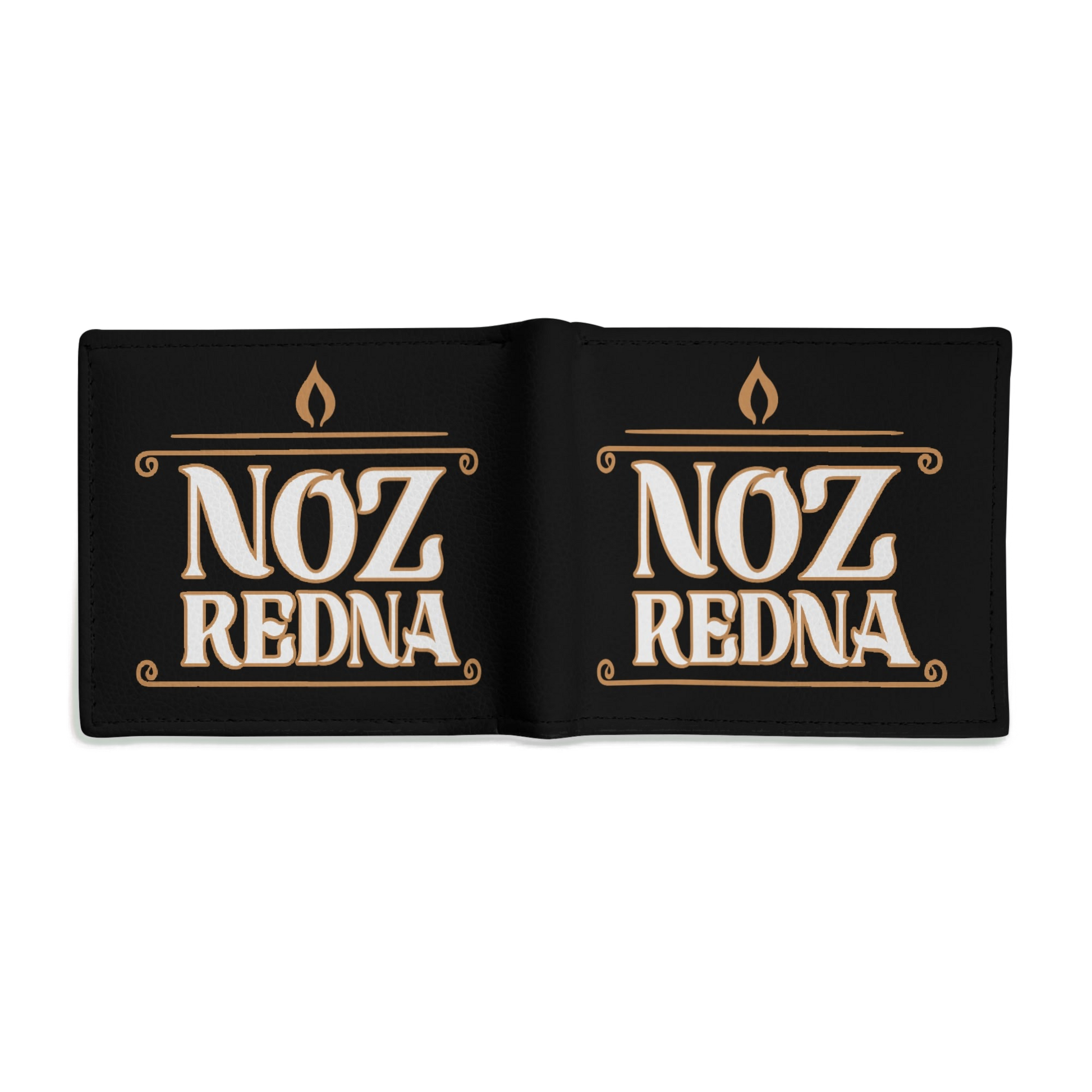 Noz Redna Candle Logo PU Leather Folded Wallet