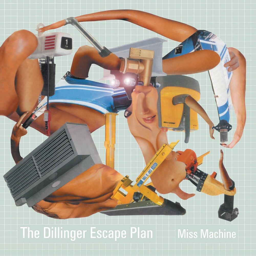 The Dillinger Escape Plan - Miss Machine [Mint Green, White and Metallic Silver Tri Color Merge LP] Vinyl Record Rock Band Merch