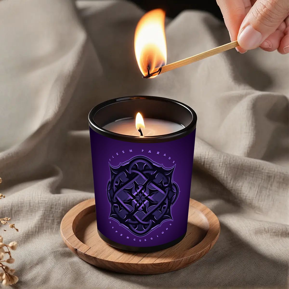 Flesh Parade "Repercussions" Lavender Karma Scented Candle