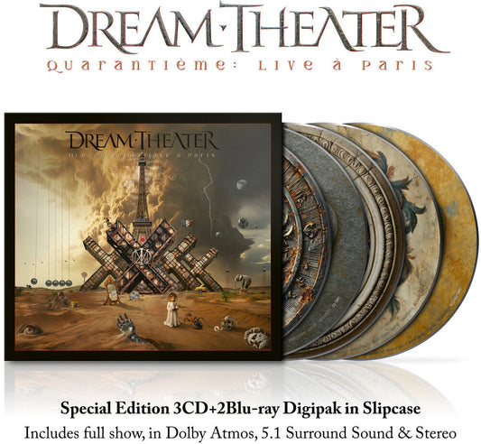 Dream Theater - Quarantieme: Live A Paris [3CD + 2 Blu-ray] Rock Band Merch