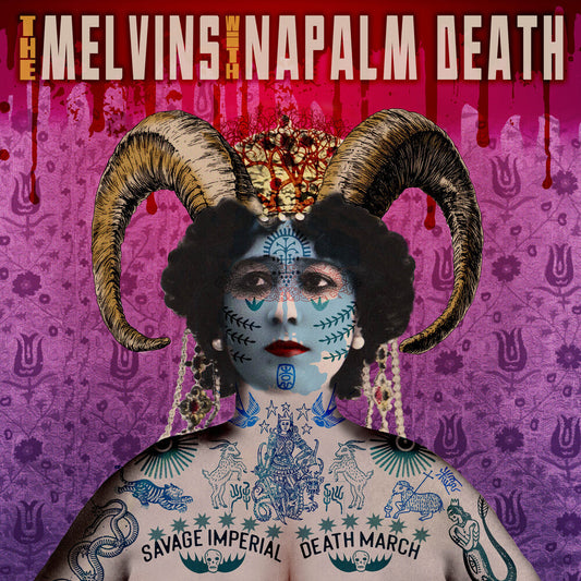 Melvins / Napalm Death - Savage Imperial Death March [LP] Rock Band Merch