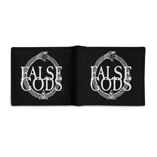 False Gods "Snake Logo" PU Leather Folded Wallet