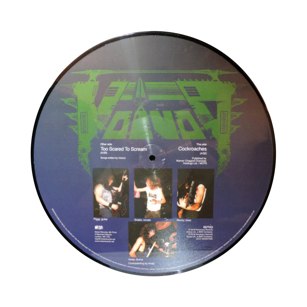 Voivod "Too Scared To Scream" Picture Disc Vinyl