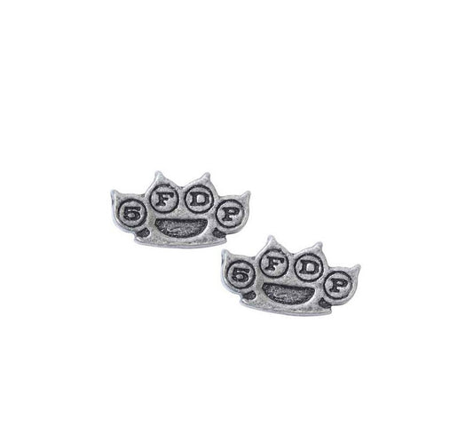 Five Finger Death Punch 5FDP Ear Studs Earrings Rock Movie Heroes