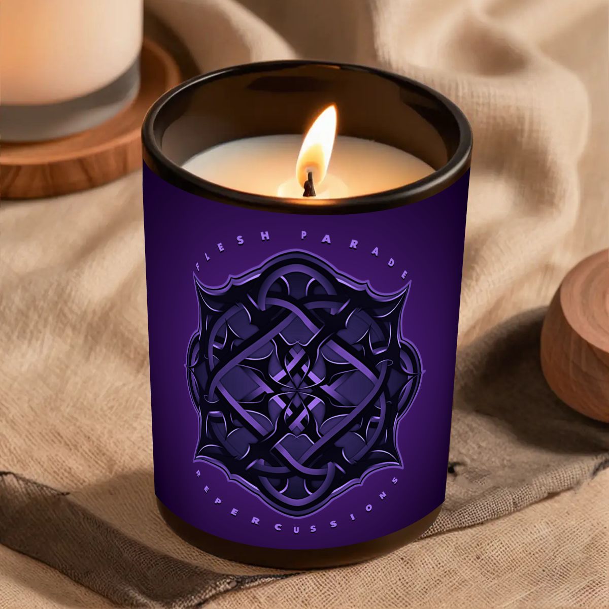 Flesh Parade "Repercussions" Lavender Karma Scented Candle