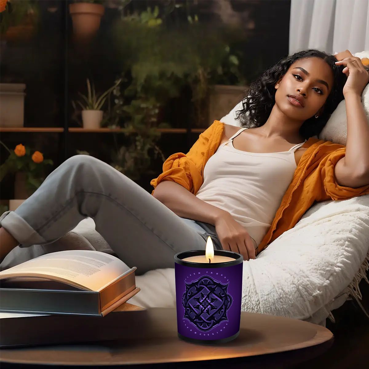 Flesh Parade "Repercussions" Lavender Karma Scented Candle