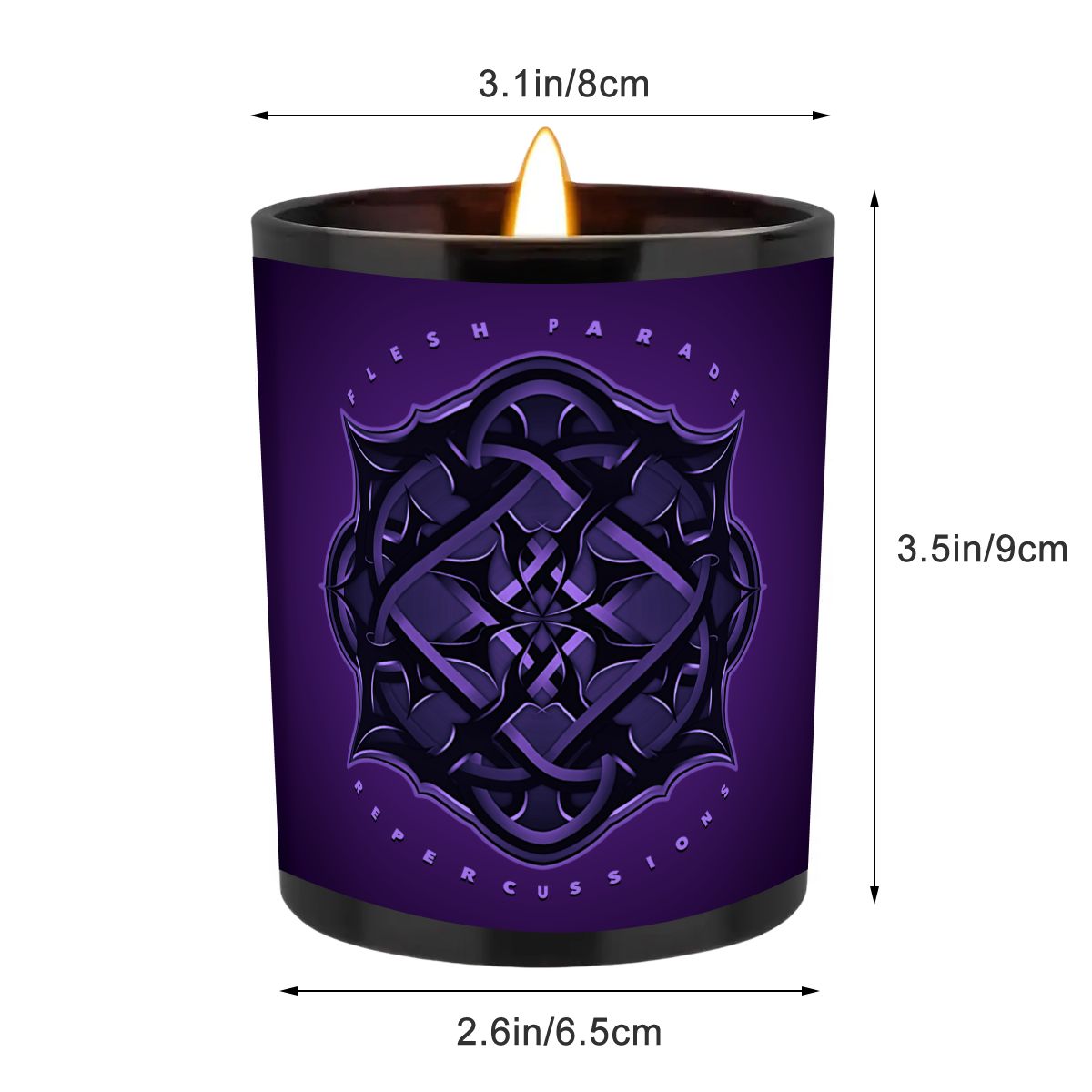 Flesh Parade "Repercussions" Lavender Karma Scented Candle