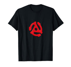 Dj 45 Rpm Adapter Turntable Record T-Shirt - Streetwear Style Men Women