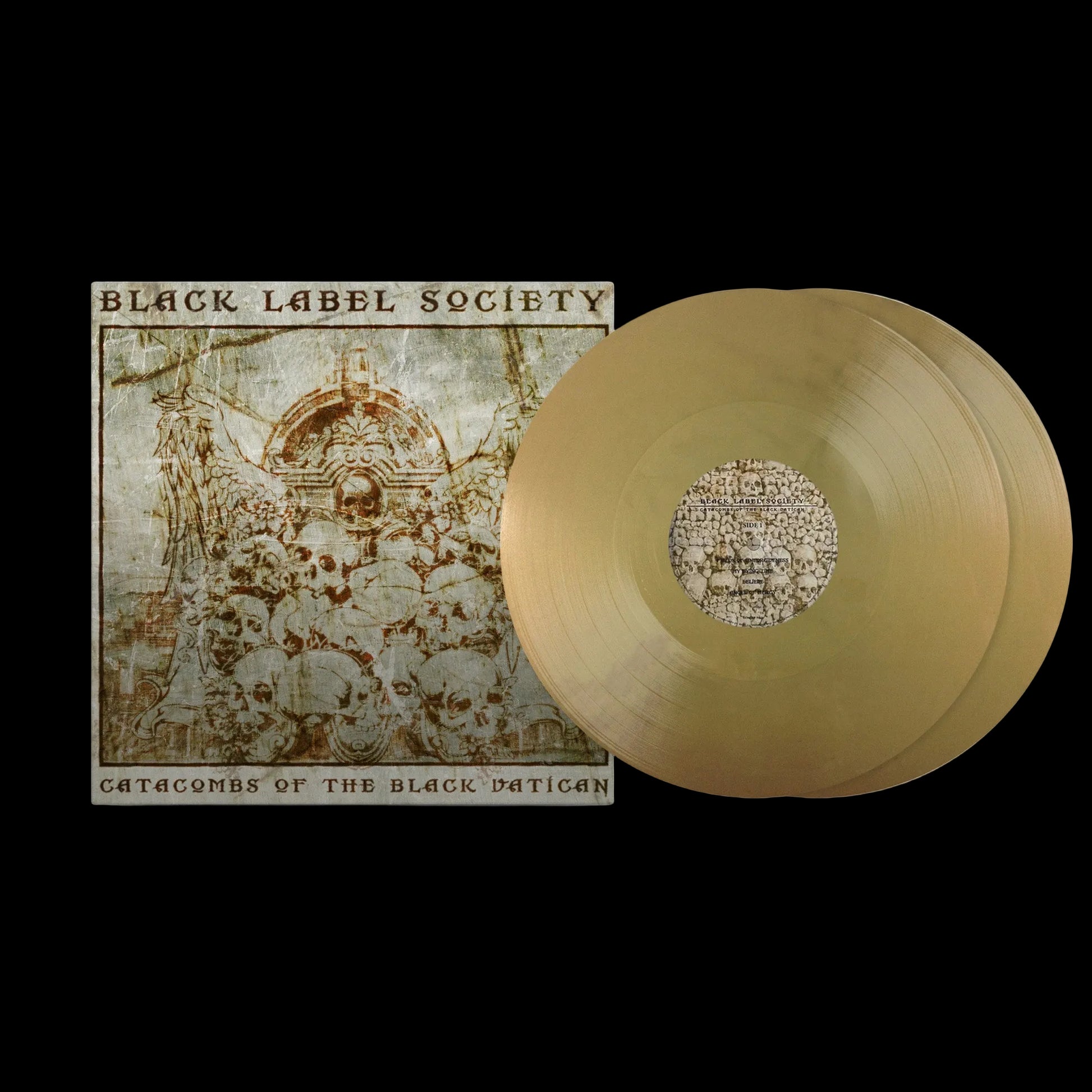 Black Label Society "Catacombs of the Black Vatican" Gold 2xLP Vinyl